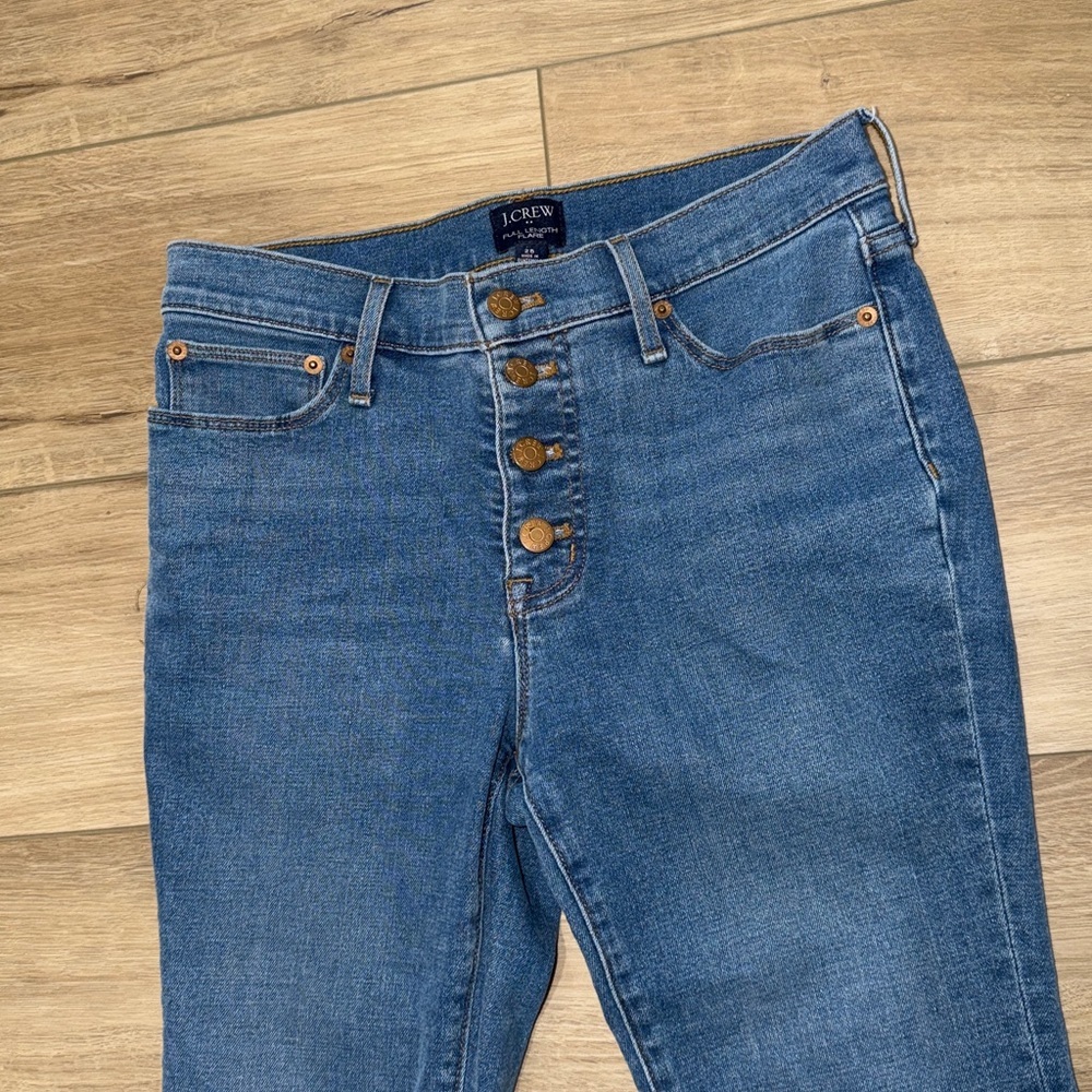 J. Crew Full length Flare Jean jeans pants in Signature Stretch size 25” - Picture 6 of 10